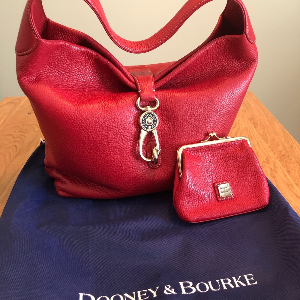 Dooney & Bourke Logolock Hobo and coin purse